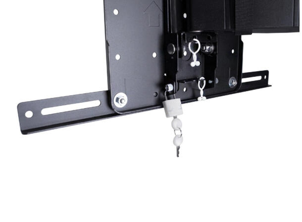 Multibrackets Veggfeste T/T HD Sort, 400x400, 52kg, 26cm, 42-85" 