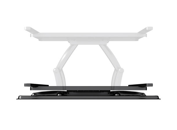 Multibrackets Veggfeste T/T HD Sort, 400x400, 52kg, 26cm, 42-85" 