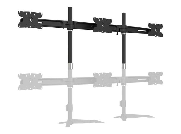 Multibrackets bordstativ, Triple 24-32" utvidelses kit, 3 X 24"-32" Maks 24kg,