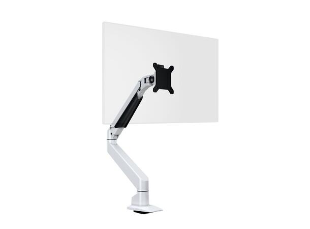 Multibrackets bordstativ gass arm single Hvit , VESA 75, 100, 15-32", 10 Kg 