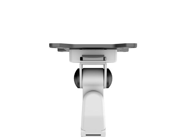 Multibrackets bordstativ gass arm single Hvit , VESA 75, 100, 15-32", 10 Kg 