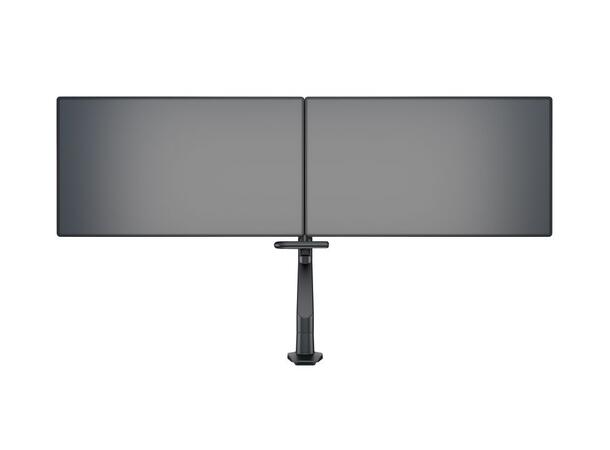 Multibrackets bordstativ gass arm single Svart, VESA 75-100, 14Kg, Duo Crossbar 2 