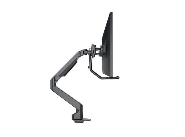 Multibrackets bordstativ gass arm single Svart, VESA 75-100, 14Kg, Duo Crossbar 2 
