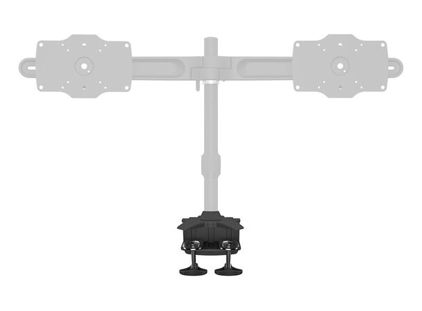 Multibrackets deskmount single/dual/trip Bordklemme feste for bordstative 