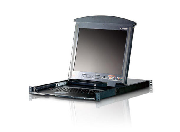 Aten Rack Konsoll 17" 8-PC KL1508AiM IP | VGA | USB | PS/2 | Daisychain
