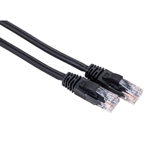 LinkIT Patch U/UTP Cat6 svart 0.5m AWG 24/7 , LSZH