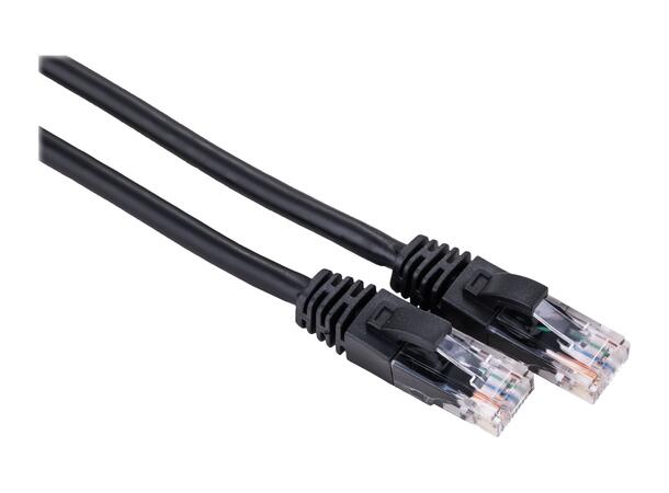 LinkIT Patch U/UTP Cat6 svart 0.5m AWG 24/7 | LSZH 