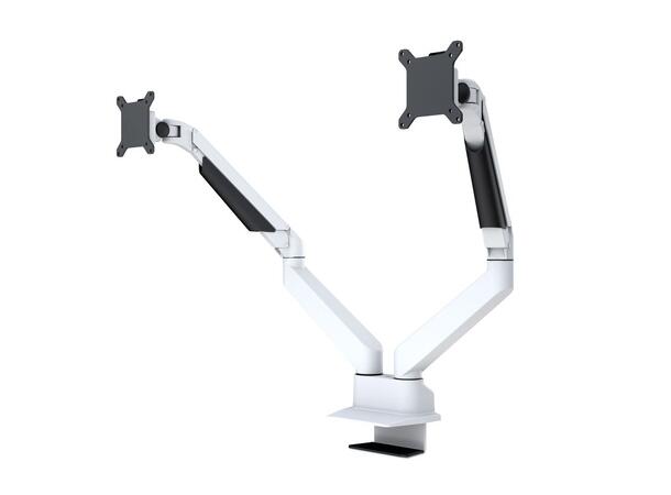 Multibrackets Bordstativ side by side Hvit, Vesa 75 ,100, 20Kg 15-32" 