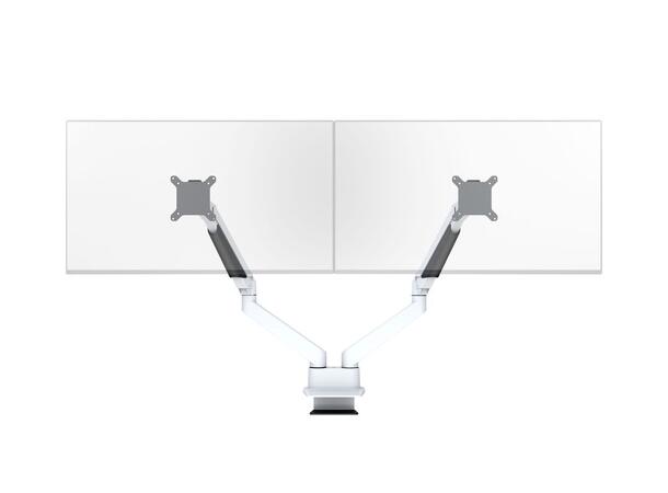 Multibrackets Bordstativ side by side Hvit, Vesa 75 ,100, 20Kg 15-32" 