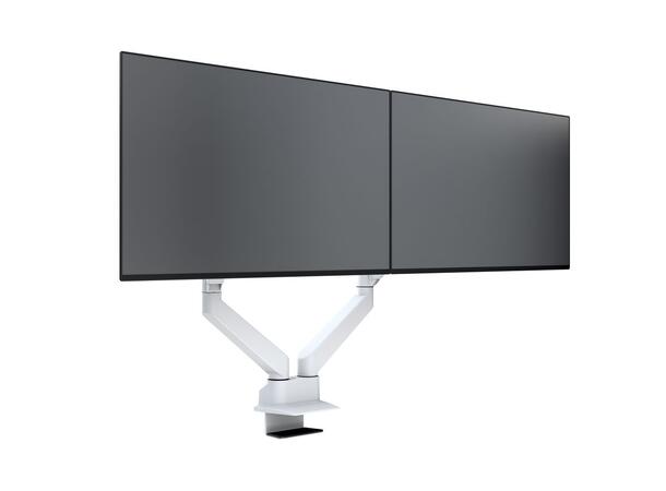 Multibrackets Bordstativ side by side Hvit, Vesa 75 ,100, 20Kg 15-32" 