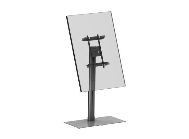 Multibrackets Gulvstativ 180 HD single Sølv, 60Kg, 800x400, 55-80" 