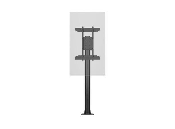 Multibrackets Gulvstativ 180 Sort, 50kg, 700x400, 24-63" 