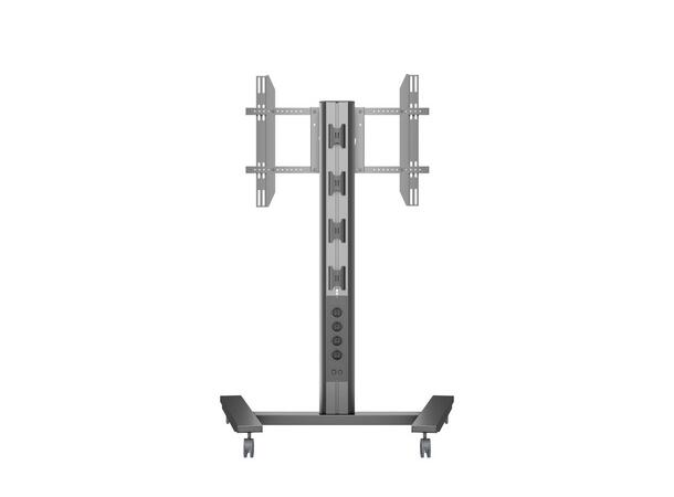 Multibrackets Gulvtralle Public 145 Sort, 800x500,  max 60kg, 