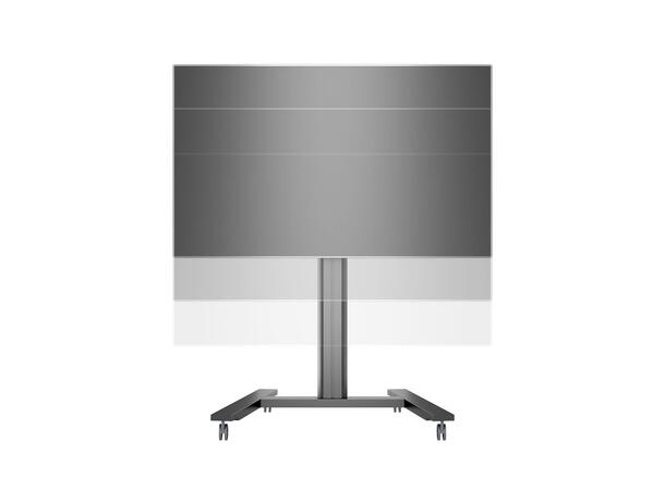 Multibrackets Gulvtralle Public 145 Sort, 800x500,  max 60kg, 