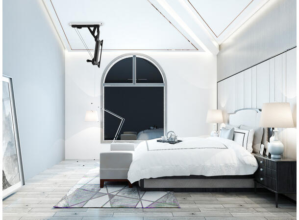 Multibrackets Takfest motorisert 32-70" Svart, 600x400, 35Kg 