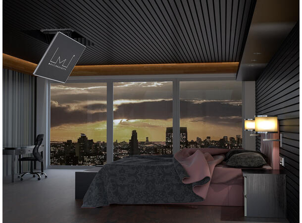 Multibrackets Takfest motorisert 32-70" Svart, 600x400, 35Kg 