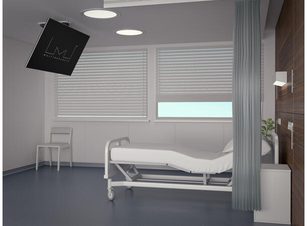 Multibrackets Takfest motorisert 32-70" Svart, 600x400, 35Kg 