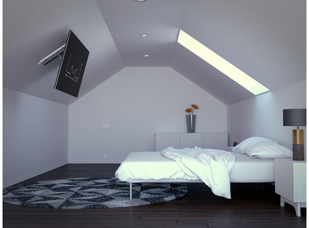 Multibrackets Takfest motorisert 32-70" Svart, 600x400, 35Kg 