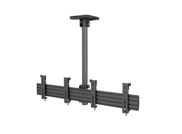 Multibrackets Takfeste Pro MBC2X1U Svart, 200x200, 60Kg, 2 x 30-42" 
