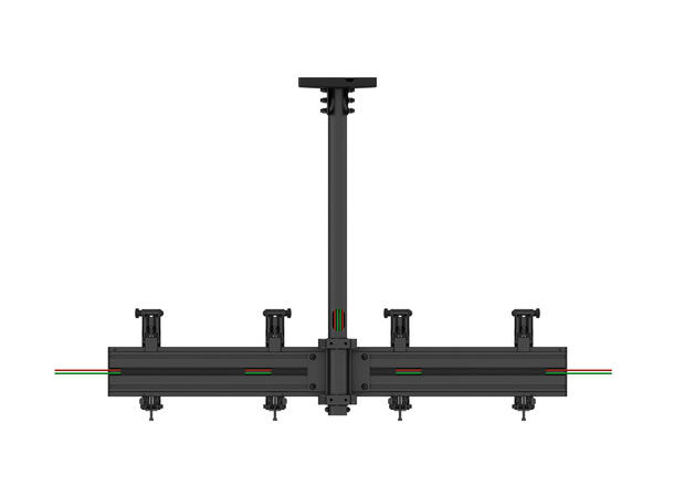 Multibrackets Takfeste Pro MBC2X1U Svart, 200x200, 60Kg, 2 x 30-42" 