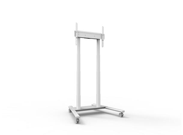 Multibrackets Tralle motor Floorstand 60 60Kg,65 cm høydejust, 37-90",Hvit 