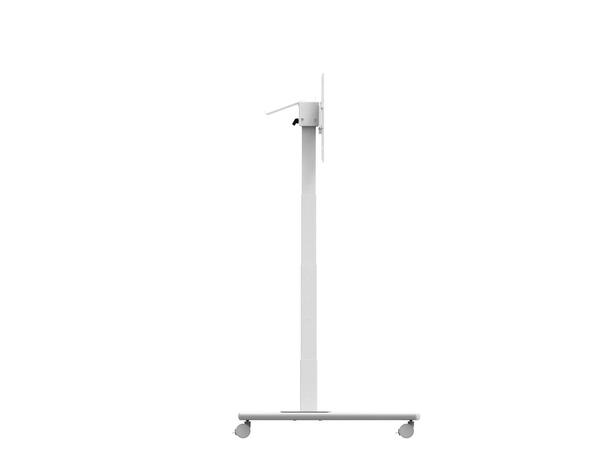 Multibrackets Tralle motor Floorstand 60 60Kg,65 cm høydejust, 37-90",Hvit 