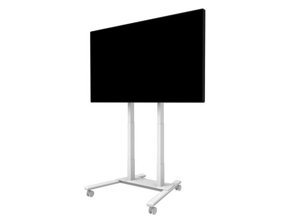 Multibrackets Tralle motor Floorstand 60 60Kg,65 cm høydejust, 37-90",Hvit 