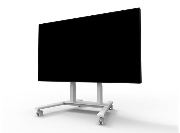 Multibrackets Tralle motor Floorstand 60 60Kg,65 cm høydejust, 37-90",Hvit 