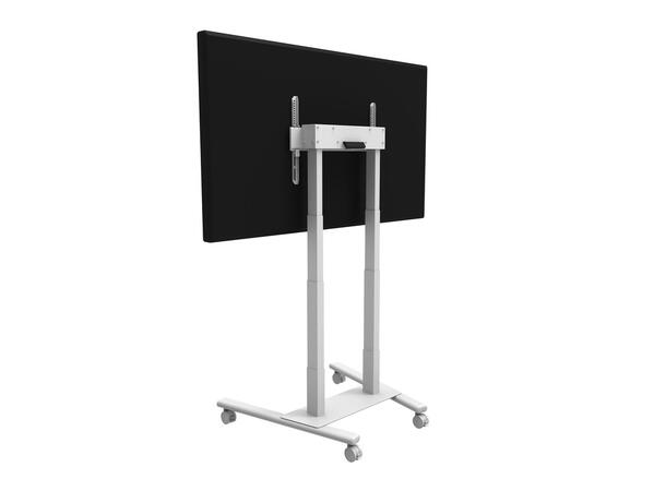 Multibrackets Tralle motor Floorstand 60 60Kg,65 cm høydejust, 37-90",Hvit 