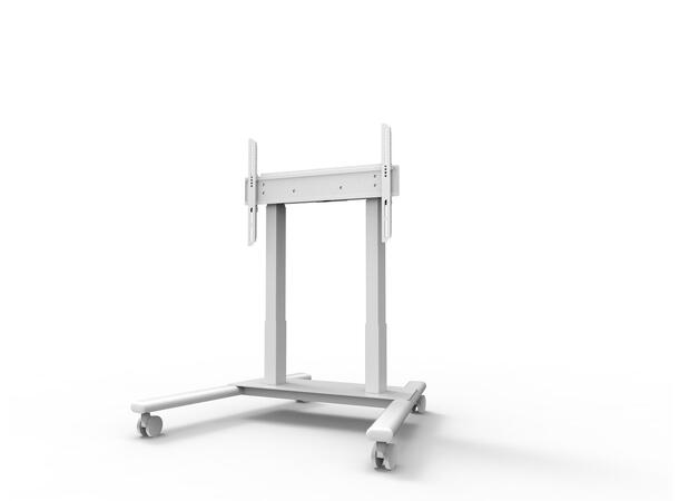 Multibrackets Tralle motor Floorstand 60 60Kg,65 cm høydejust, 37-90",Hvit 