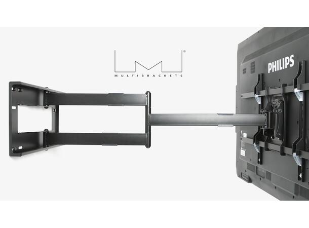 Multibrackets Veggfeste long reach HD Svart, VESA 800x400, 40kg, 101cm, 42-75" 