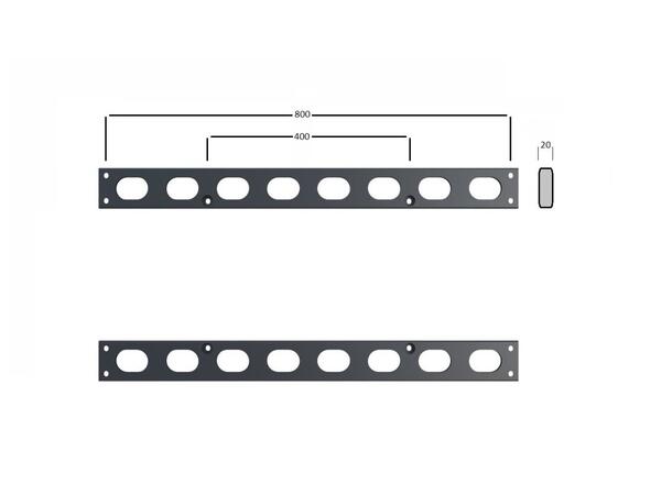 Multibrackets Vesa kit 800x400 Push SD 150Kg, 800x400 
