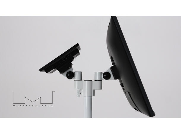 Multibrackets bordstativ Single Sort, Officeline, VESA 75, 100, 15-30" 