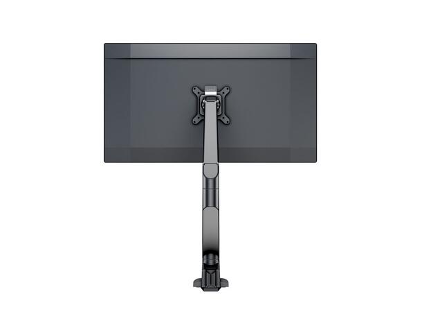 Multibrackets bordstativ gass arm single Svart, VESA 75, 100, 15-32", 10Kg 
