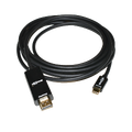 Stoltzen ThinFlex USB C - HDMI  3 m 4Kx2K@60Hz | OD 4,5mm | Myk | Svart