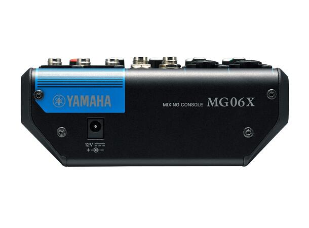 Yamaha MG06 6 kanals mikser 2 Mic, 6 Line inputs
