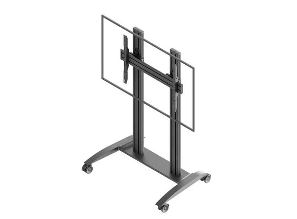 EDBAK Tralle TRV200 for Display 75-86" Maks VESA 800x460, 120Kg, justerbar,Tilt 