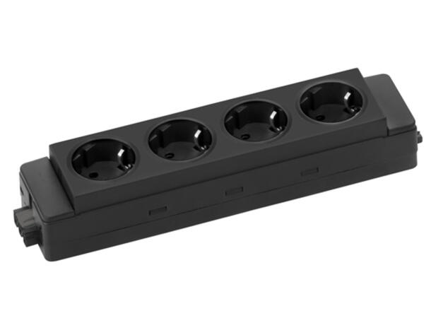 EVOline® Express 4x stikk sort Wieland GST18 inn/ut 