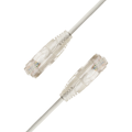 LinkIT SlimPatch U/UTP Cat6a hvit 2.5m AWG 28/7 | LSZH | 3,6mm
