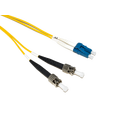 LinkIT fibersnor OS2 LC/ST 25m Duplex | SM | LSZH | Yellow