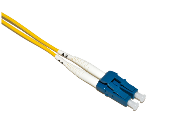 LinkIT fibersnor OS2 LC/ST 7m Duplex | SM | LSZH | Yellow
