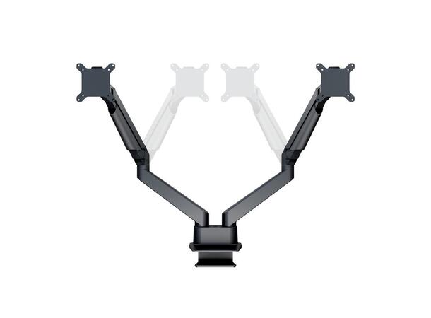 Multibrackets Bordstativ side by side HD Svart, Vesa 75 ,100, 40Kg 15-32" 