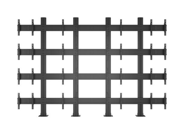 Multibrackets Gulvstativ 16 skjermer 40-55", 800x400, maks 600kg, 