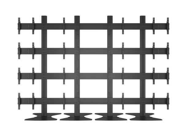 Multibrackets Gulvstativ 16 skjermer 40-55", 800x400, maks 600kg, 