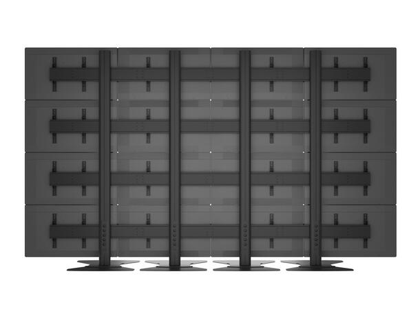 Multibrackets Gulvstativ 16 skjermer 40-55", 800x400, maks 600kg, 