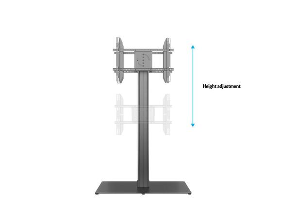 Multibrackets Gulvstativ 180 HD B2B Svart, 75Kg, 800x400, 55-80" 