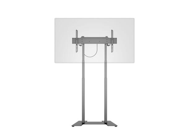 Multibrackets Gulvstativ motorisert 60Kg Svart, 600x400, 37-90" 