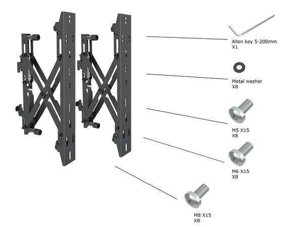 Multibrackets Pro Series Pop out 400 