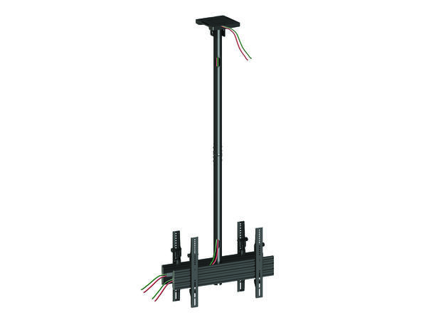 Multibrackets Pro takfeste MBC1UX2 dual 600x400, 100 Kg, 58-155cm, 2 x 40-65" 