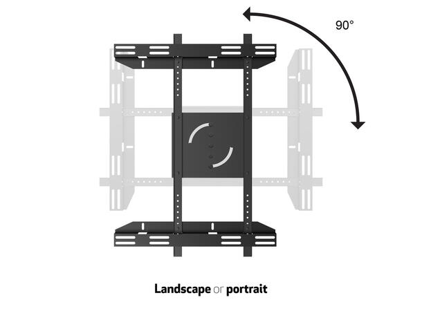 Multibrackets Skjermbrakett, Svart Maks VESA 800x500, 40 Kg 